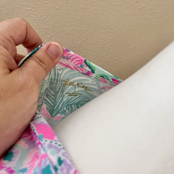 Lilly Pulitzer Haydn Short Sleeve Dress in Banana Split Size LARGE - Picture 6 of 7